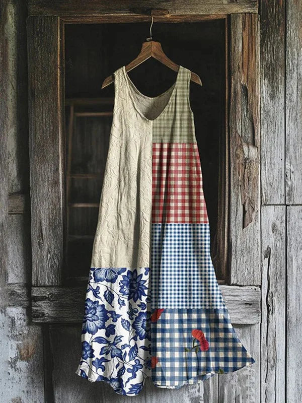 Suzon – Checked Pattern Dress