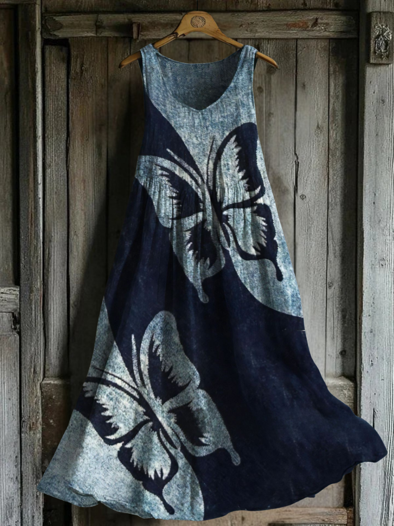 Marianne – Butterfly Pattern Dress