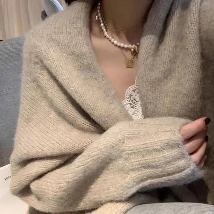 Women's Cardigan - Oversized Knit - Open Front - Soft and Comfortable