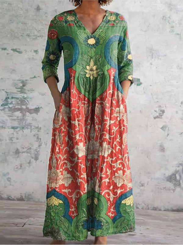 Bellamont | Vintage floral maxi dress