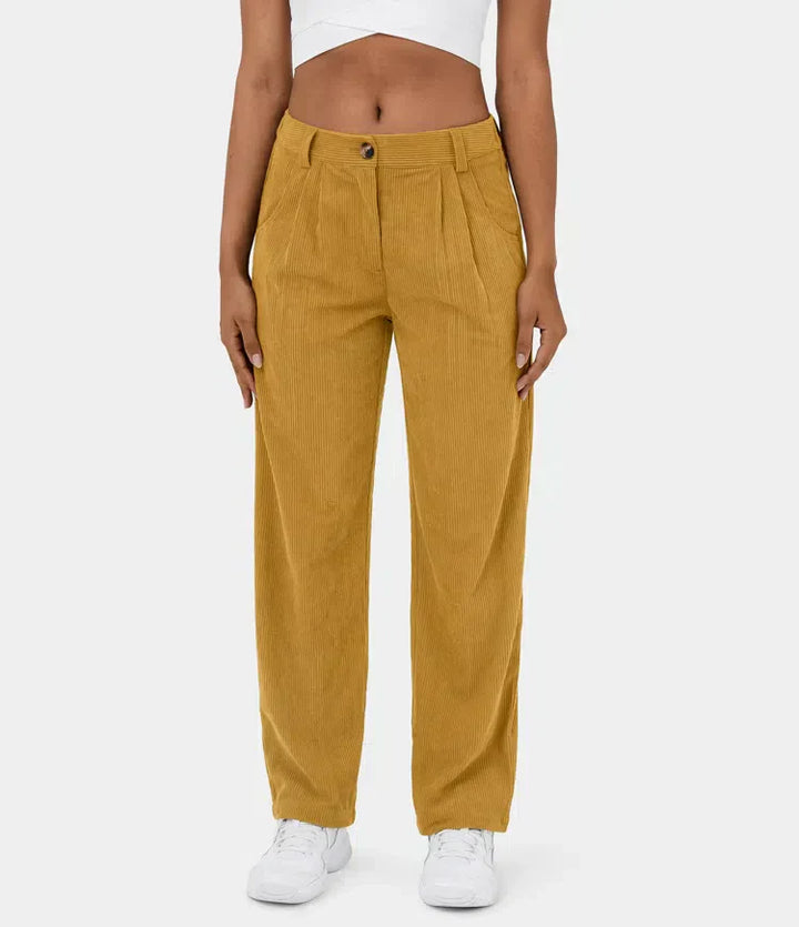 Bellamont – Fitted Relaxed Pants with Wide Leg