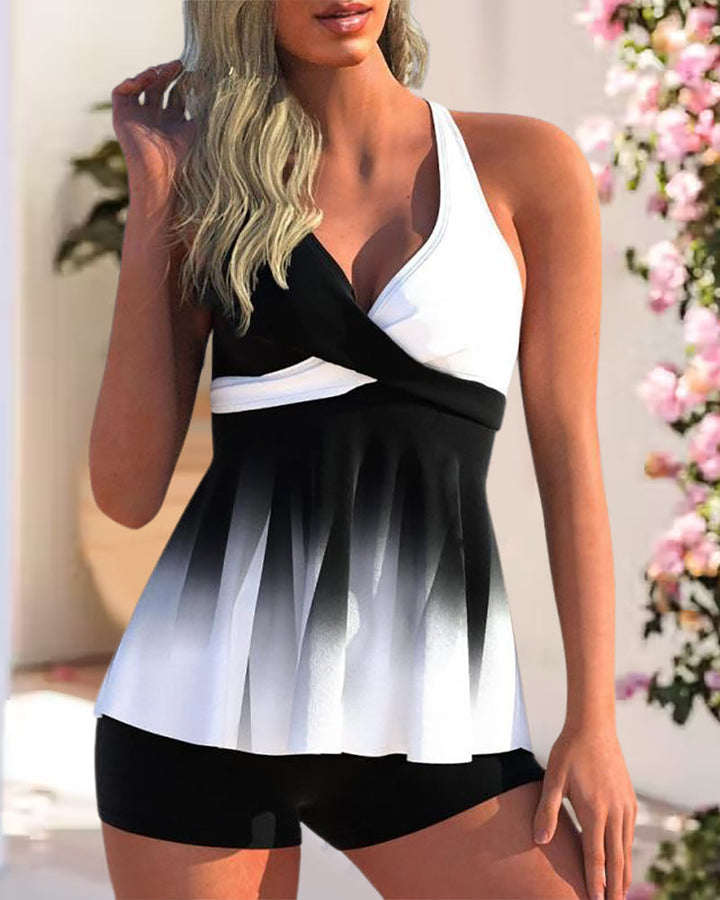 Color Block Swimsuit