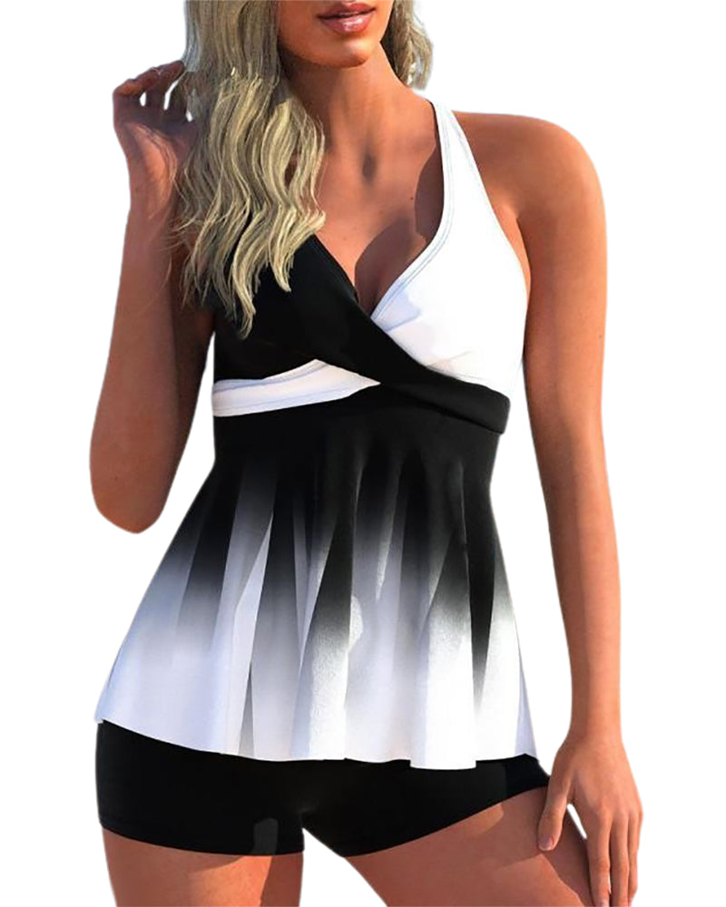 Color Block Swimsuit