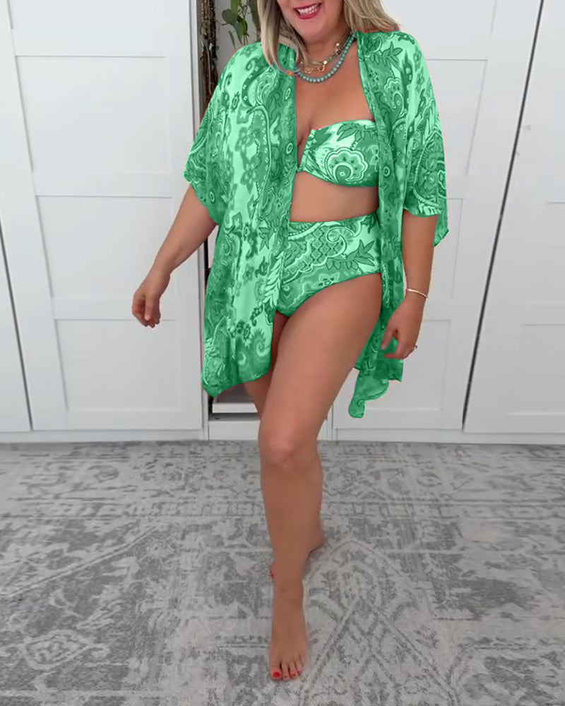 Three-Piece Swimsuit Set for the Perfect Vacation