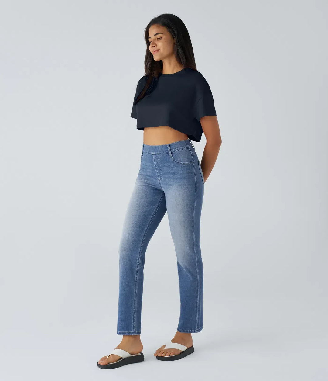 Bellamont | Comfortable Pants with High Waist and Stretchy Material
