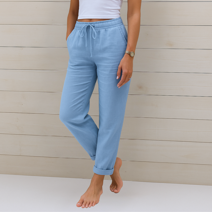 Bellamont | Stretch Linen Pants for Summer