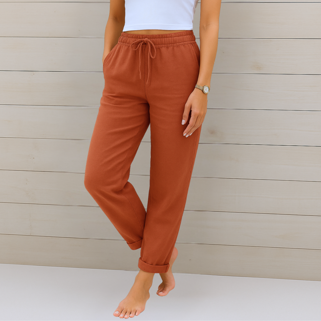 Bellamont | Stretch Linen Pants for Summer