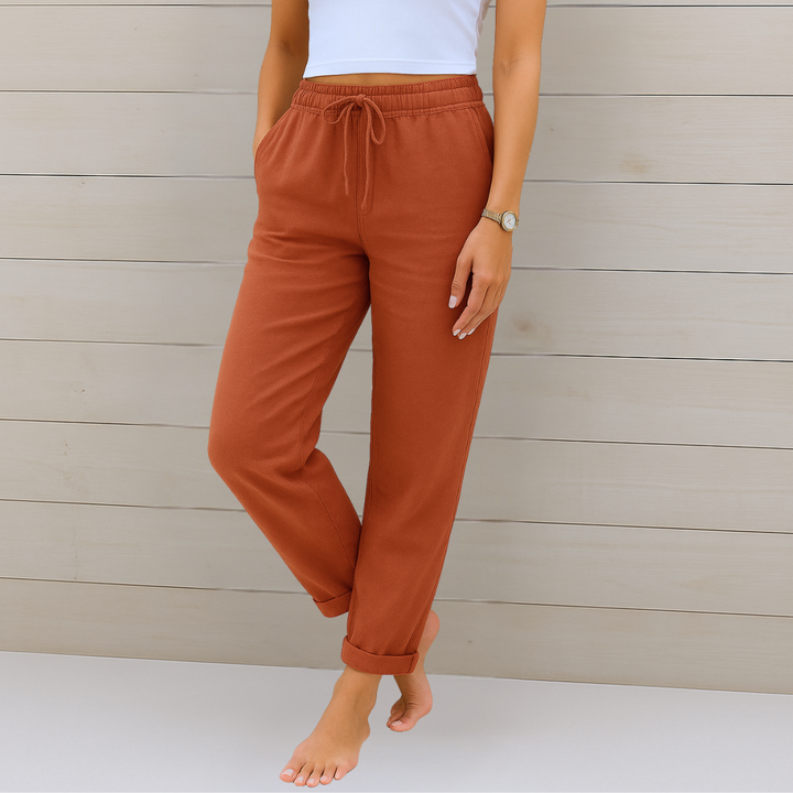Bellamont | Stretch Linen Pants for Summer