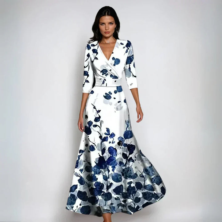 Emily | Stylish Floral Tie Dress