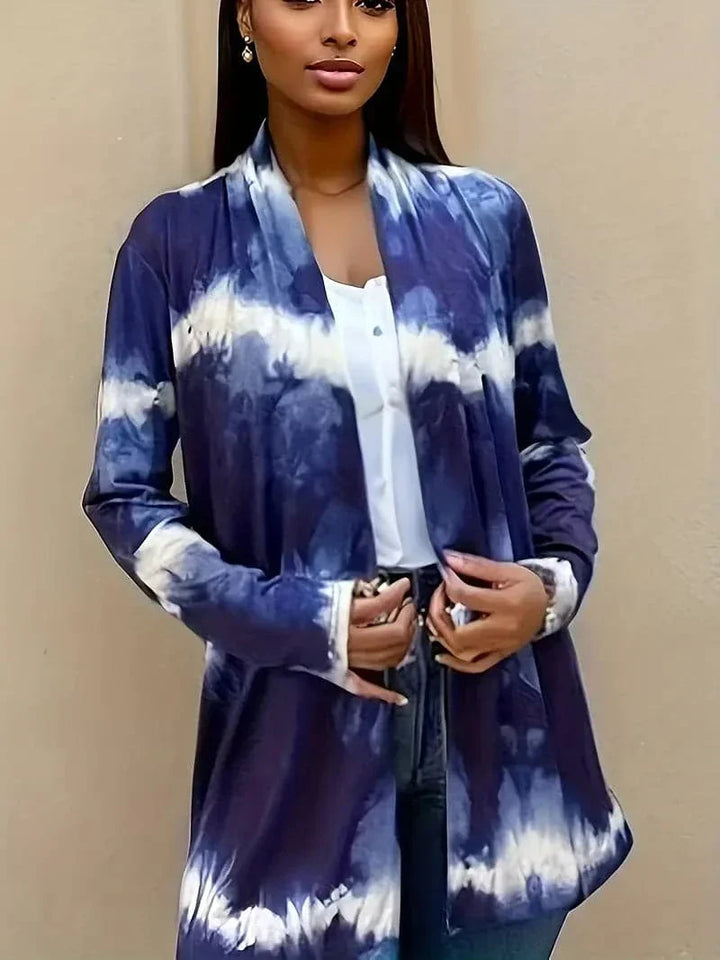 Women's Cardigan - Open Front - Long Sleeved - Soft and Breathable - Casual Look