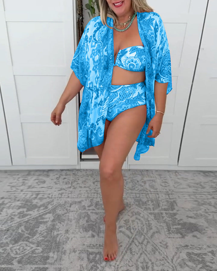 Three-Piece Swimsuit Set for the Perfect Vacation