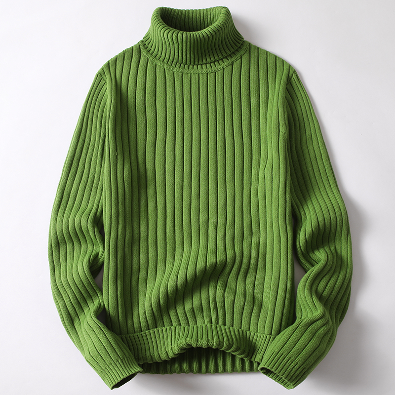 Women's Turtleneck Sweater - Soft Knit - Ribbed Design - Long-Sleeved Warm Comfort