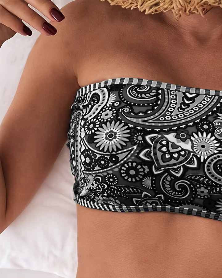 Ethnic Patterned Bikini