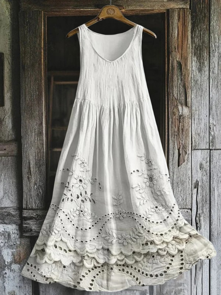 Margaux – English embroidery dress