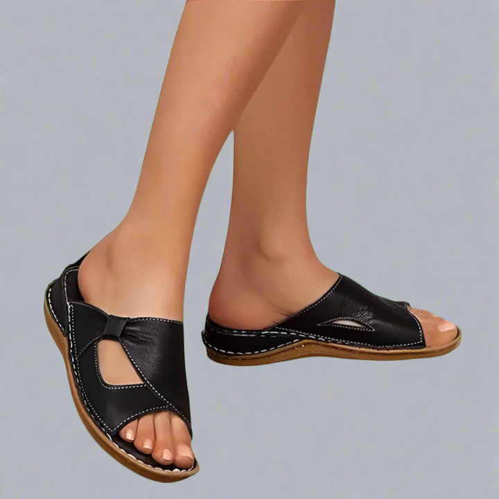 Yvonne | High-Quality Orthopedic Leather Sandals