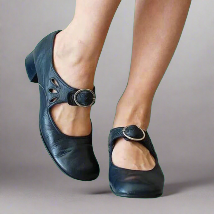 Denisa | Comfortable Orthopedic Leather Sandals with Comfort Wedge Sole