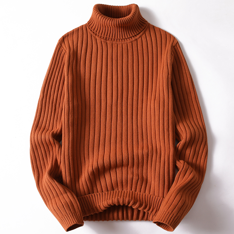 Women's Turtleneck Sweater - Soft Knit - Ribbed Design - Long-Sleeved Warm Comfort