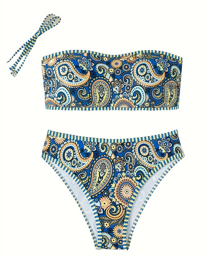 Ethnic Patterned Bikini