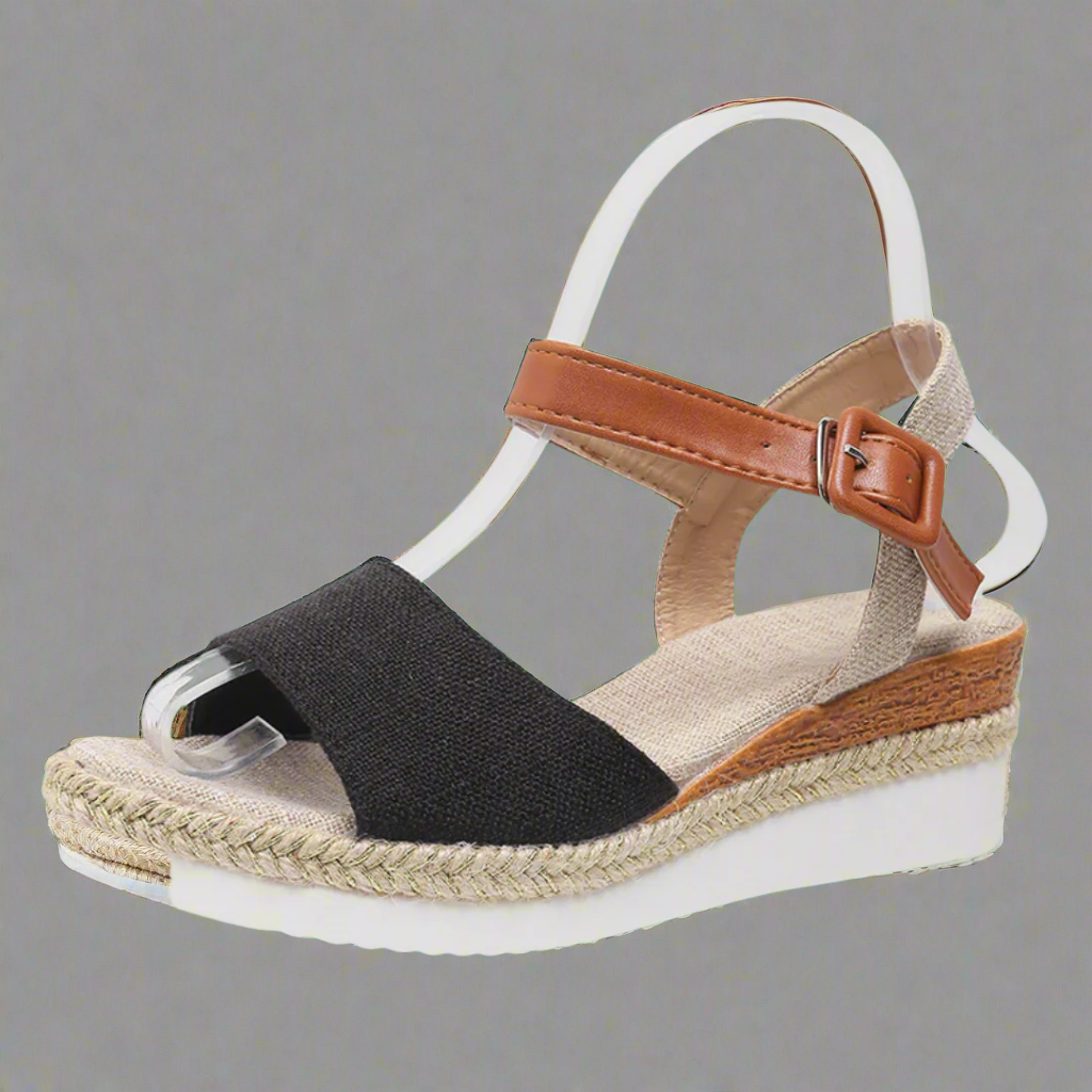 Almuth | Elegant Women's Sandals with Comfortable Wedge Heel – Perfect for Summer