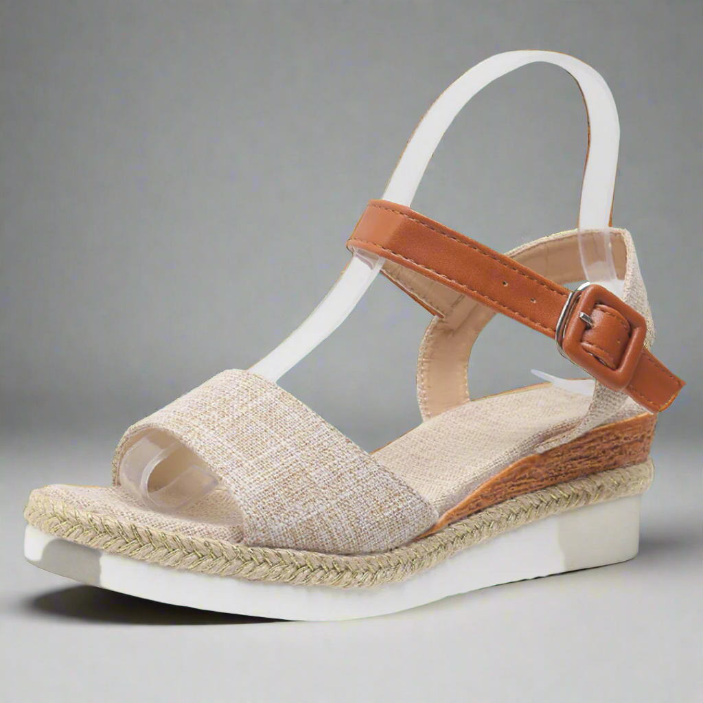 Almuth | Elegant Women's Sandals with Comfortable Wedge Heel – Perfect for Summer