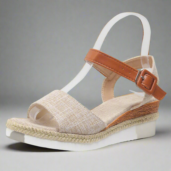 Almuth | Elegant Women's Sandals with Comfortable Wedge Heel – Perfect for Summer