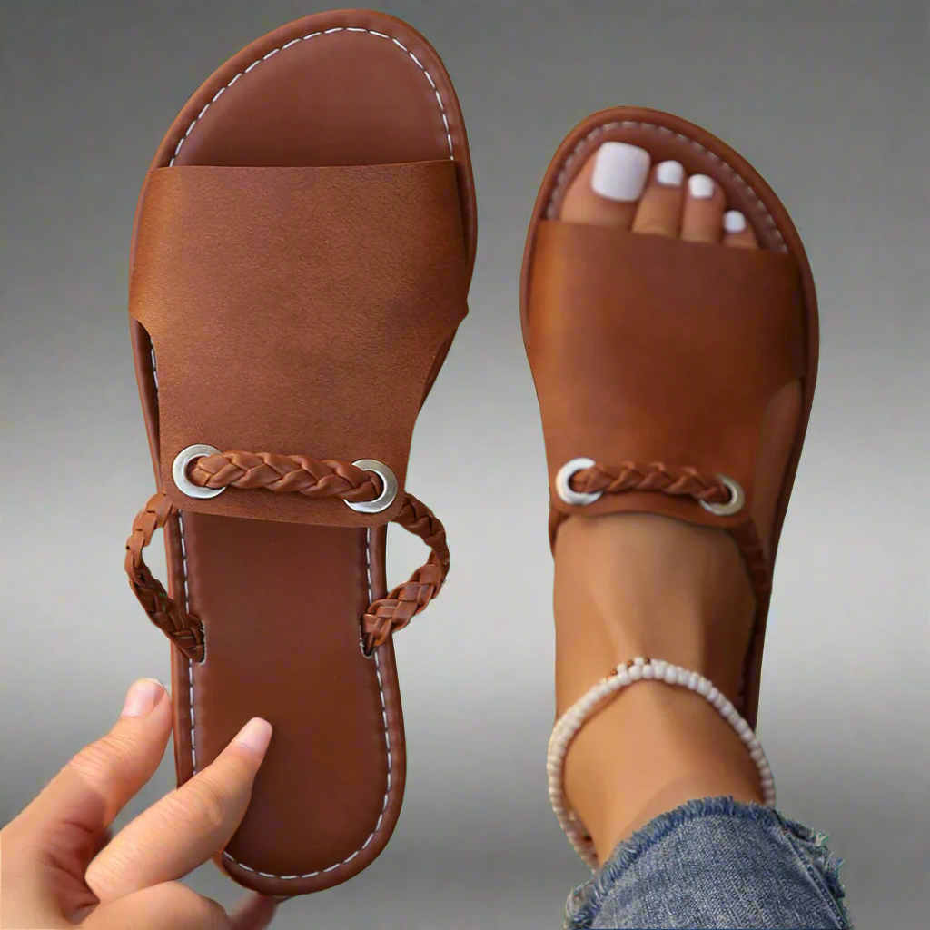 Katelina | High-Quality Handmade Flat Sandals