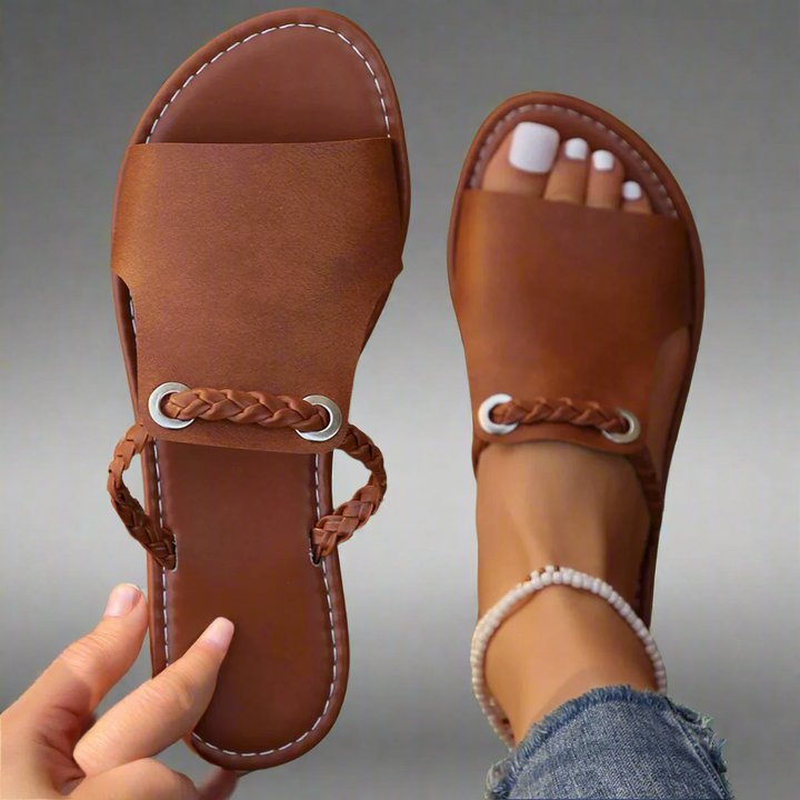 Katelina | High-Quality Handmade Flat Sandals