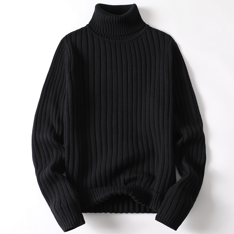 Women's Turtleneck Sweater - Soft Knit - Ribbed Design - Long-Sleeved Warm Comfort