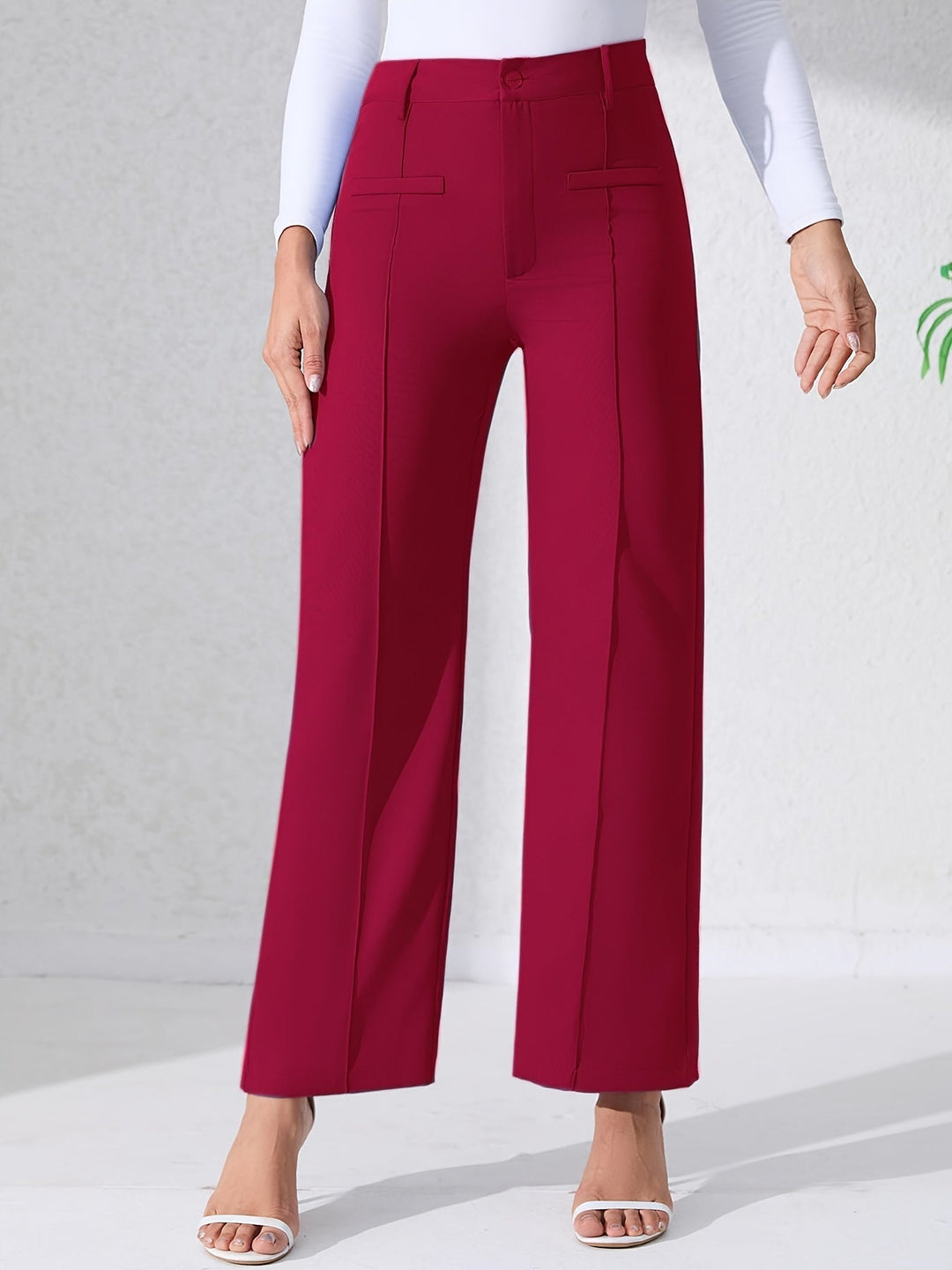 Bellamont – Premium High Waist Pants with Wide Leg