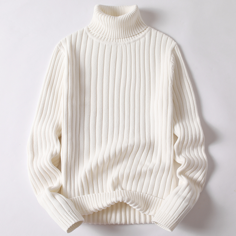 Women's Turtleneck Sweater - Soft Knit - Ribbed Design - Long-Sleeved Warm Comfort