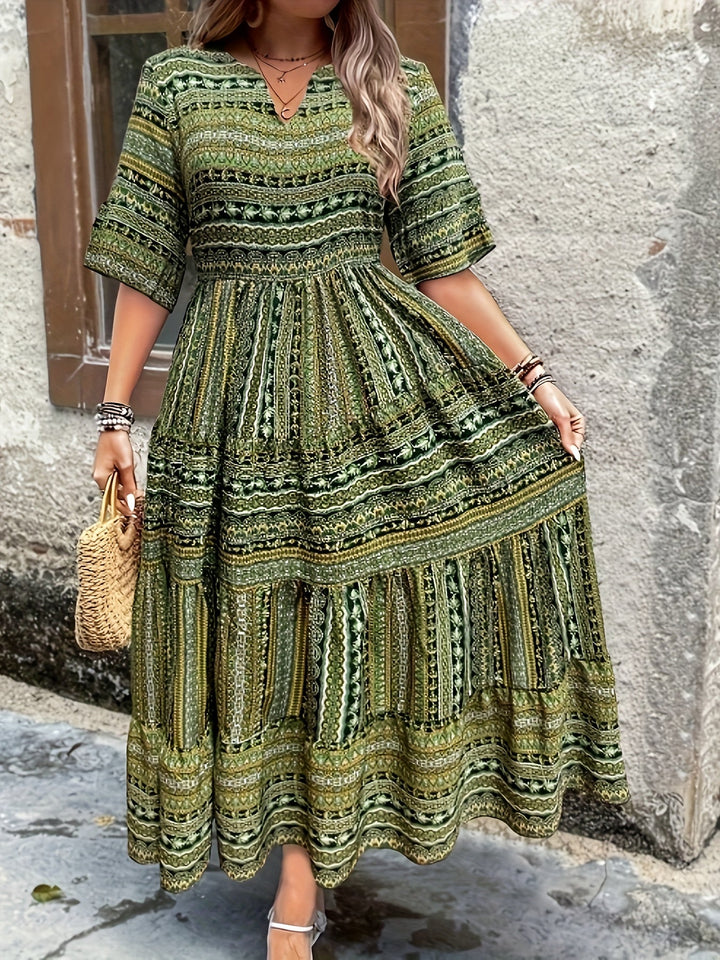 Mandy | Multicolor Dress in Plus Sizes