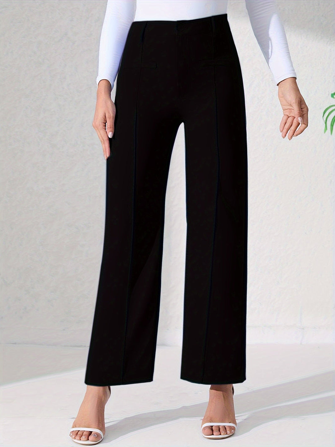 Bellamont – Premium High Waist Pants with Wide Leg