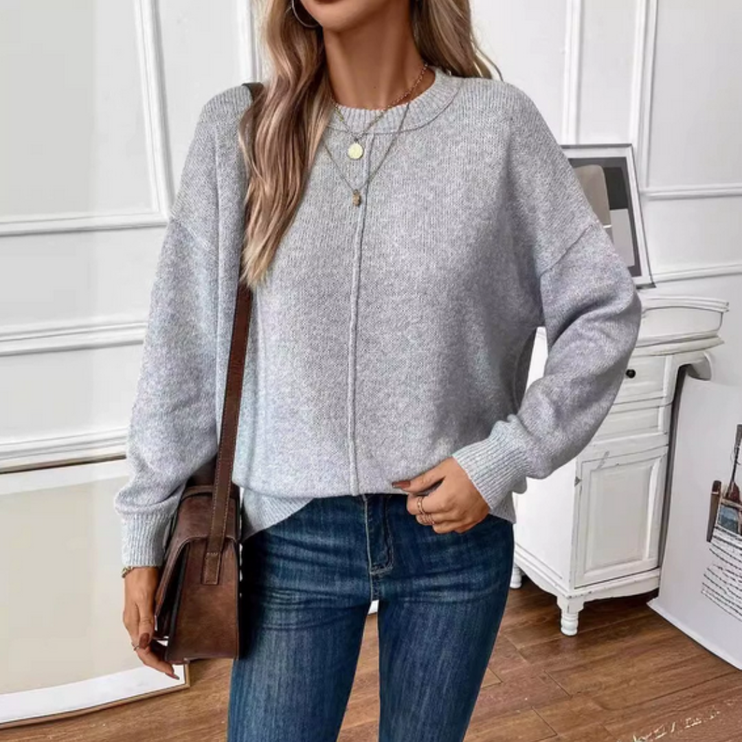 Luvelle™ - Soft Knitted Sweater with Relaxed Elegance