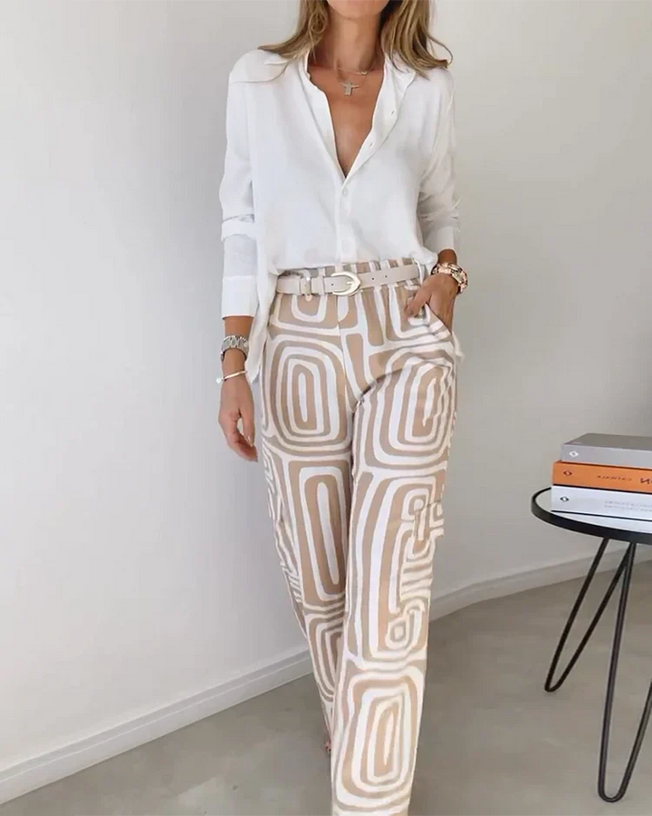 Bellamont – Pants with Matching Blouse as a Gift