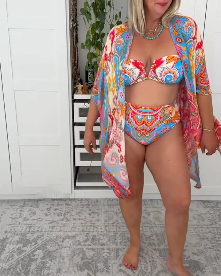 Three-Piece Swimsuit Set for the Perfect Vacation