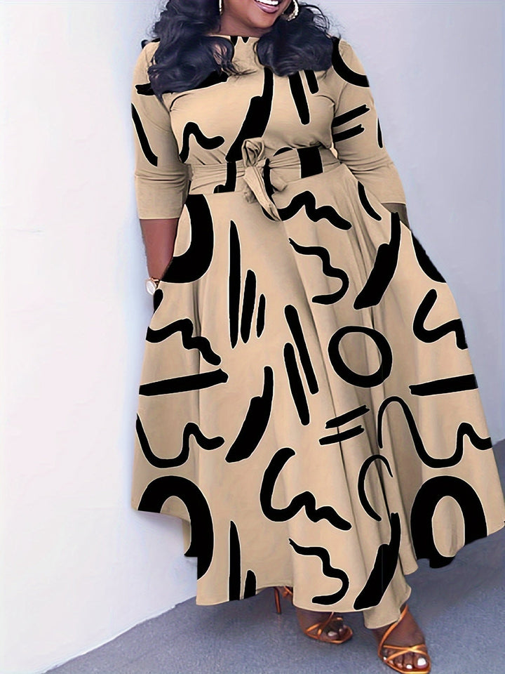 Hannah | Colorful Dress in Plus Sizes