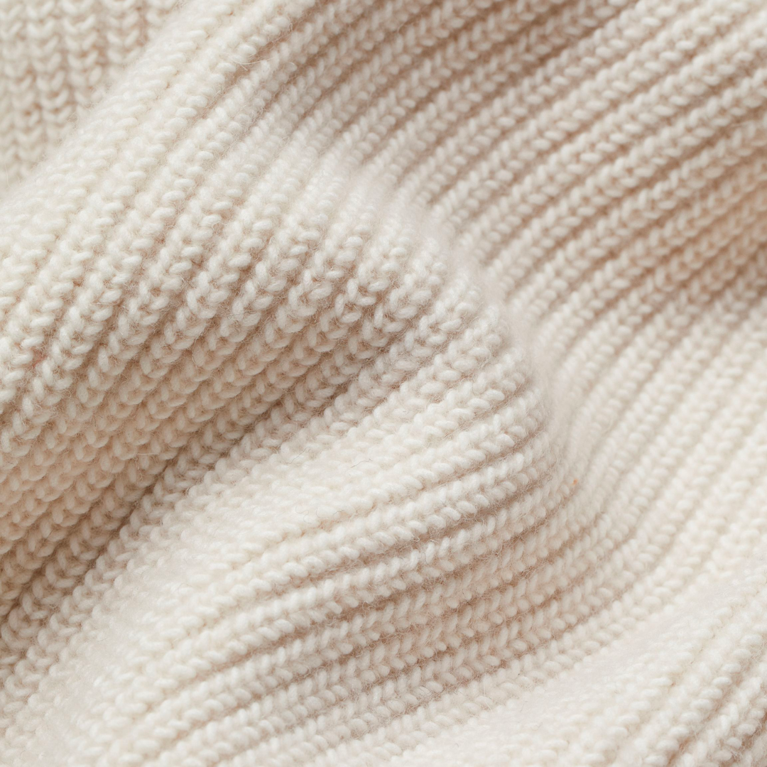 Women's Knitted Cardigan - Open Front - Chunky Knit - Long Sleeves - With Large Pockets