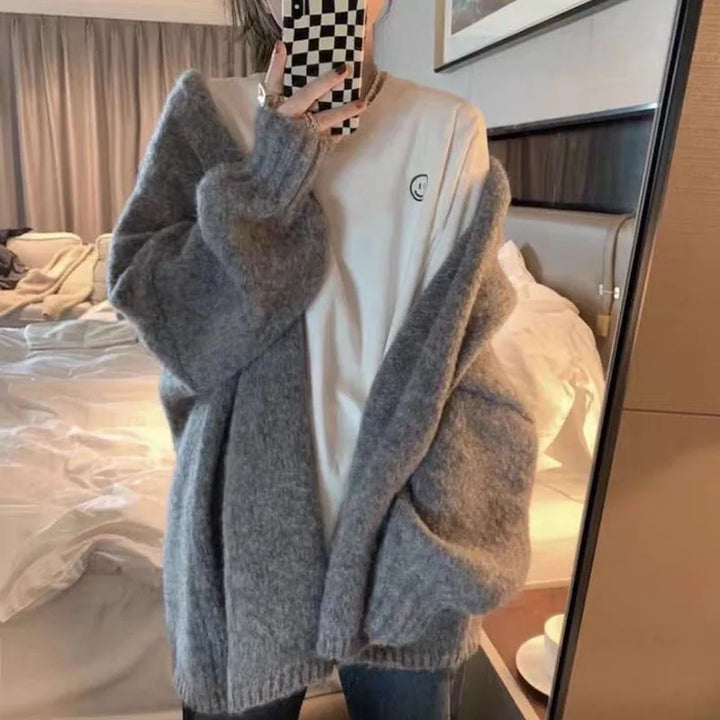 Women's Cardigan - Oversized Knit - Open Front - Soft and Comfortable