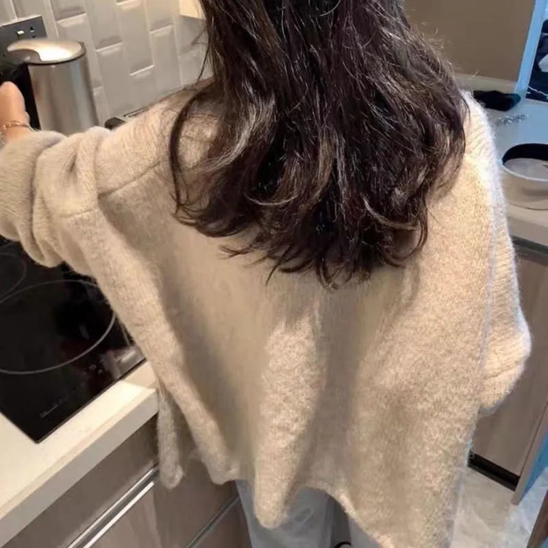 Women's Cardigan - Oversized Knit - Open Front - Soft and Comfortable