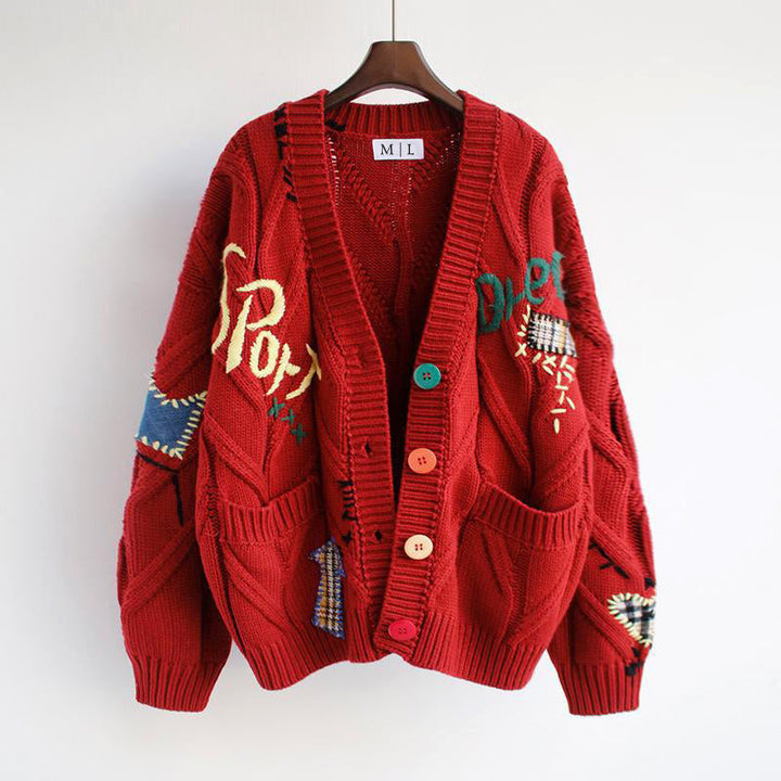 Retro Revival Cardigan by Valentina Rossi