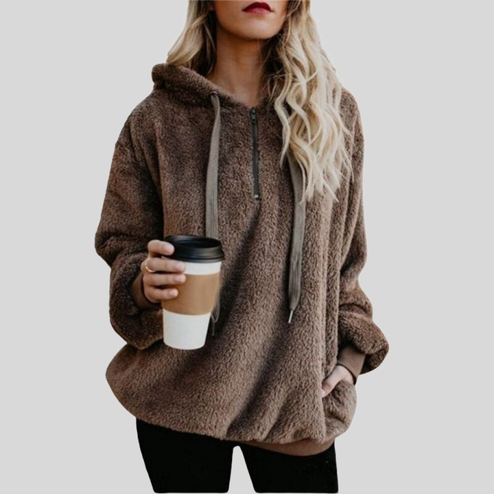 Women's Hoodie - Soft Fleece - Oversized Fit - Long-Sleeved Casual Comfort