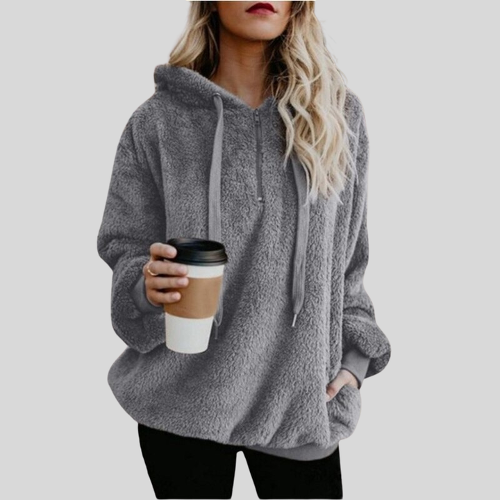 Women's Hoodie - Soft Fleece - Oversized Fit - Long-Sleeved Casual Comfort