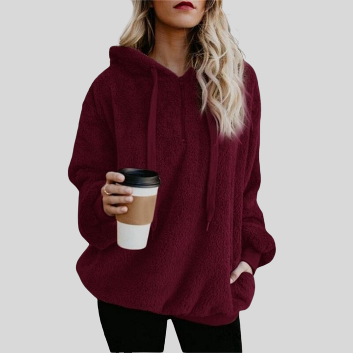 Women's Hoodie - Soft Fleece - Oversized Fit - Long-Sleeved Casual Comfort