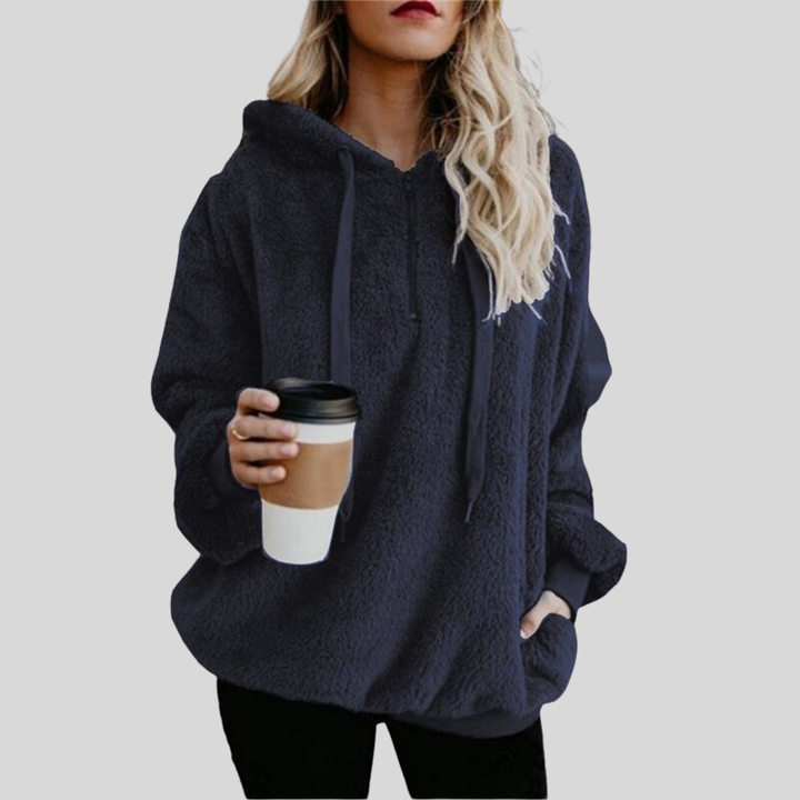 Women's Hoodie - Soft Fleece - Oversized Fit - Long-Sleeved Casual Comfort