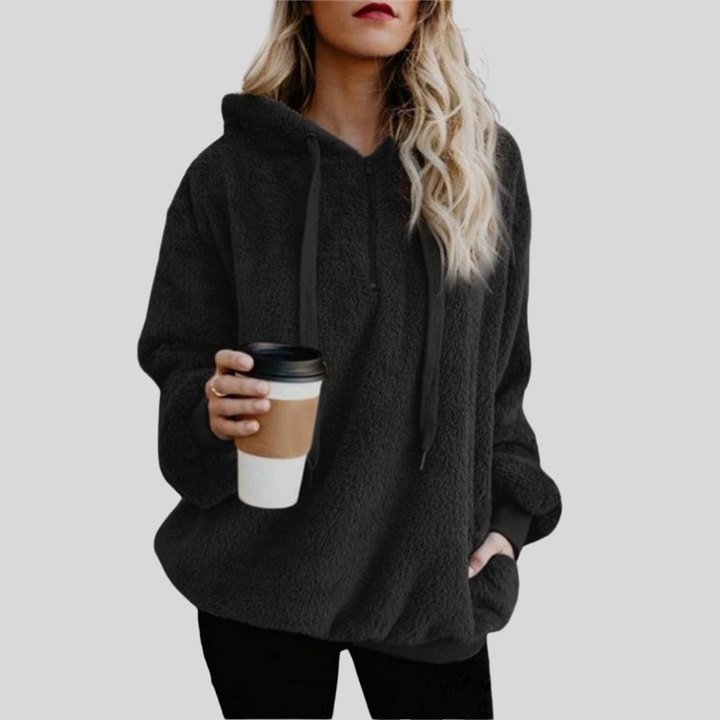 Women's Hoodie - Soft Fleece - Oversized Fit - Long-Sleeved Casual Comfort