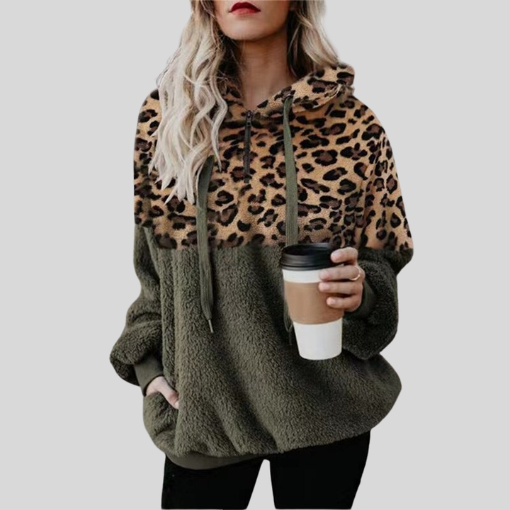 Women's Hoodie - Oversized Fit - Soft Fleece - With Kangaroo Pocket and Hood