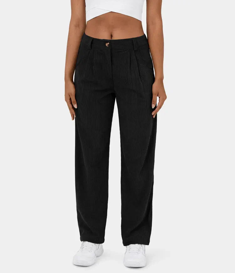 Bellamont – Fitted Relaxed Pants with Wide Leg