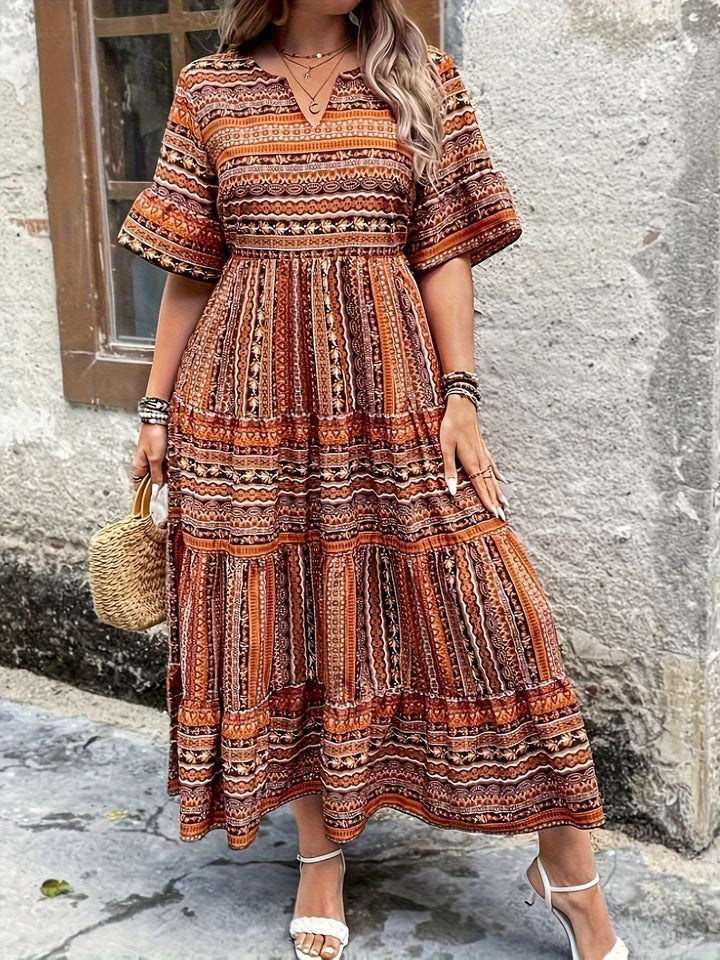 Mandy | Multicolor Dress in Plus Sizes