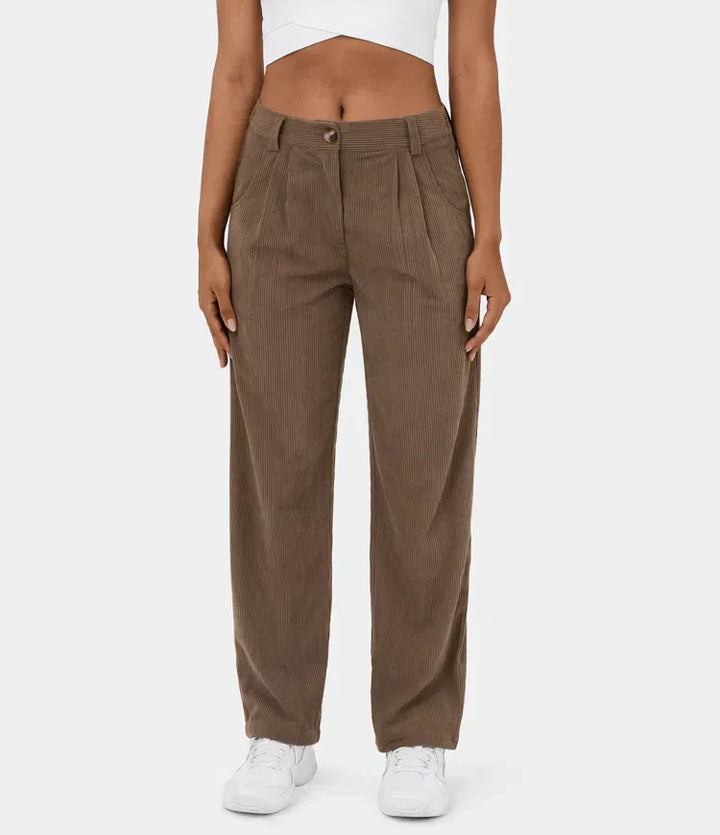 Bellamont – Fitted Relaxed Pants with Wide Leg
