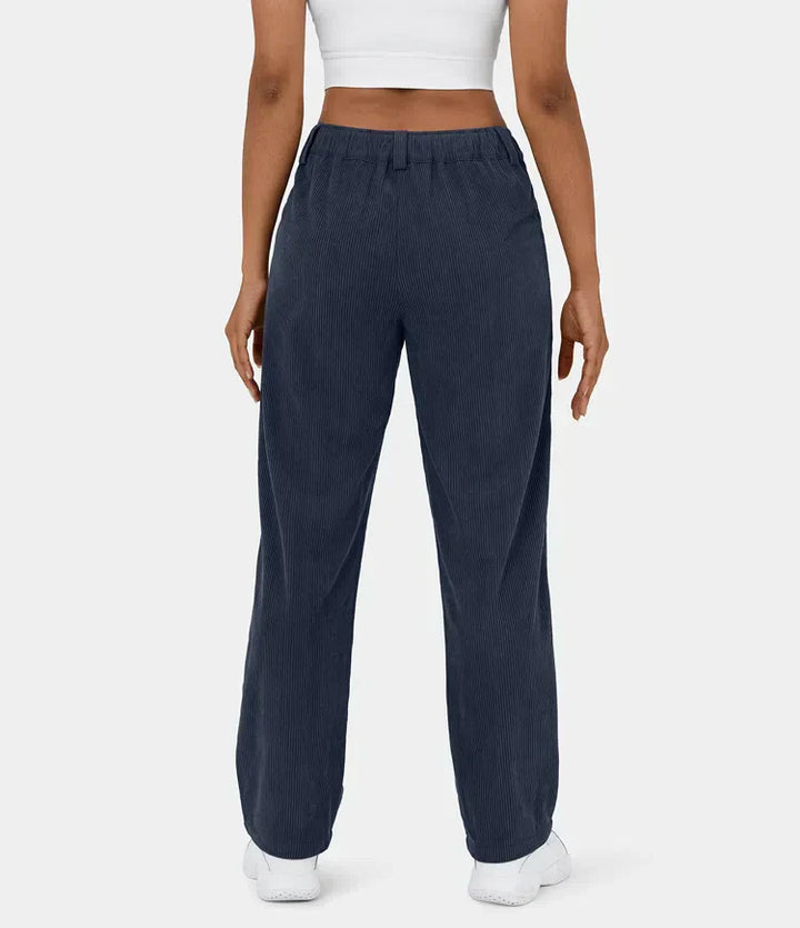 Bellamont – Fitted Relaxed Pants with Wide Leg